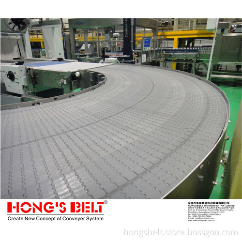 The Plate Turning Modular Conveyor Belt (HS-2000A)
